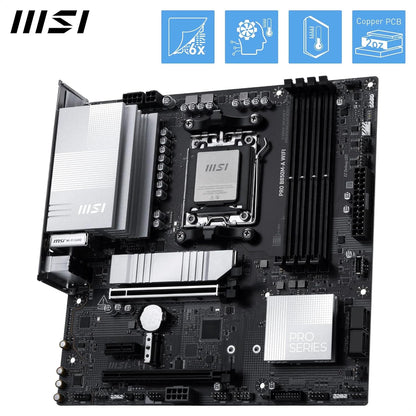 Tarjeta Madre MSI B850M-A WiFi AM5 DDR5 PCIe 5.0 Ryzen