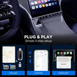 Adaptador inalámbrico CarPlay 2024,compatible con iPhone iOS 10+