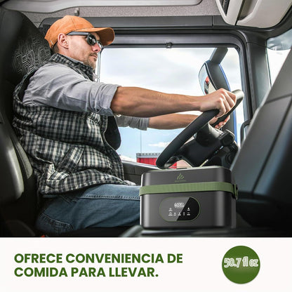 Lonchera eléctrica inalámbrica Snidomn, cap. 6,3 tazas (USADO)