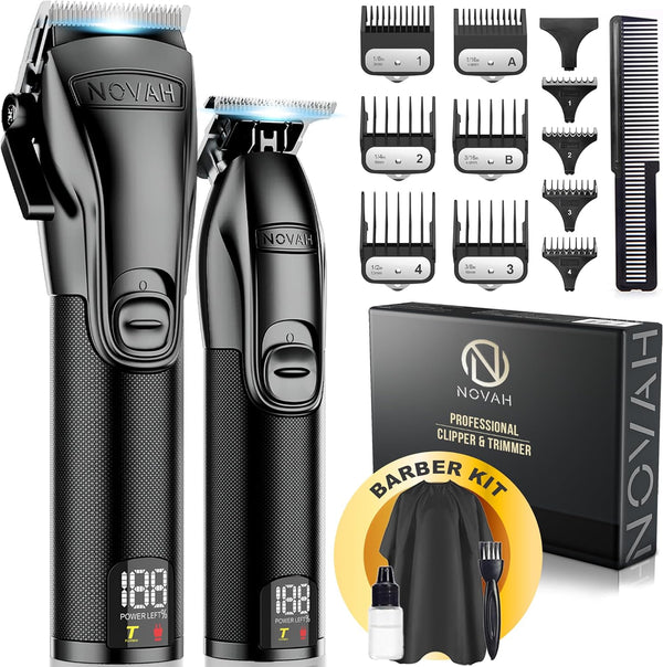 Kit de cortadoras de pelo profesional, recargables, inalámbricas.(USADO)