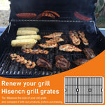 Rejillas de parrilla Hisencn para Char-Broil Advantage, Acero HSX-07