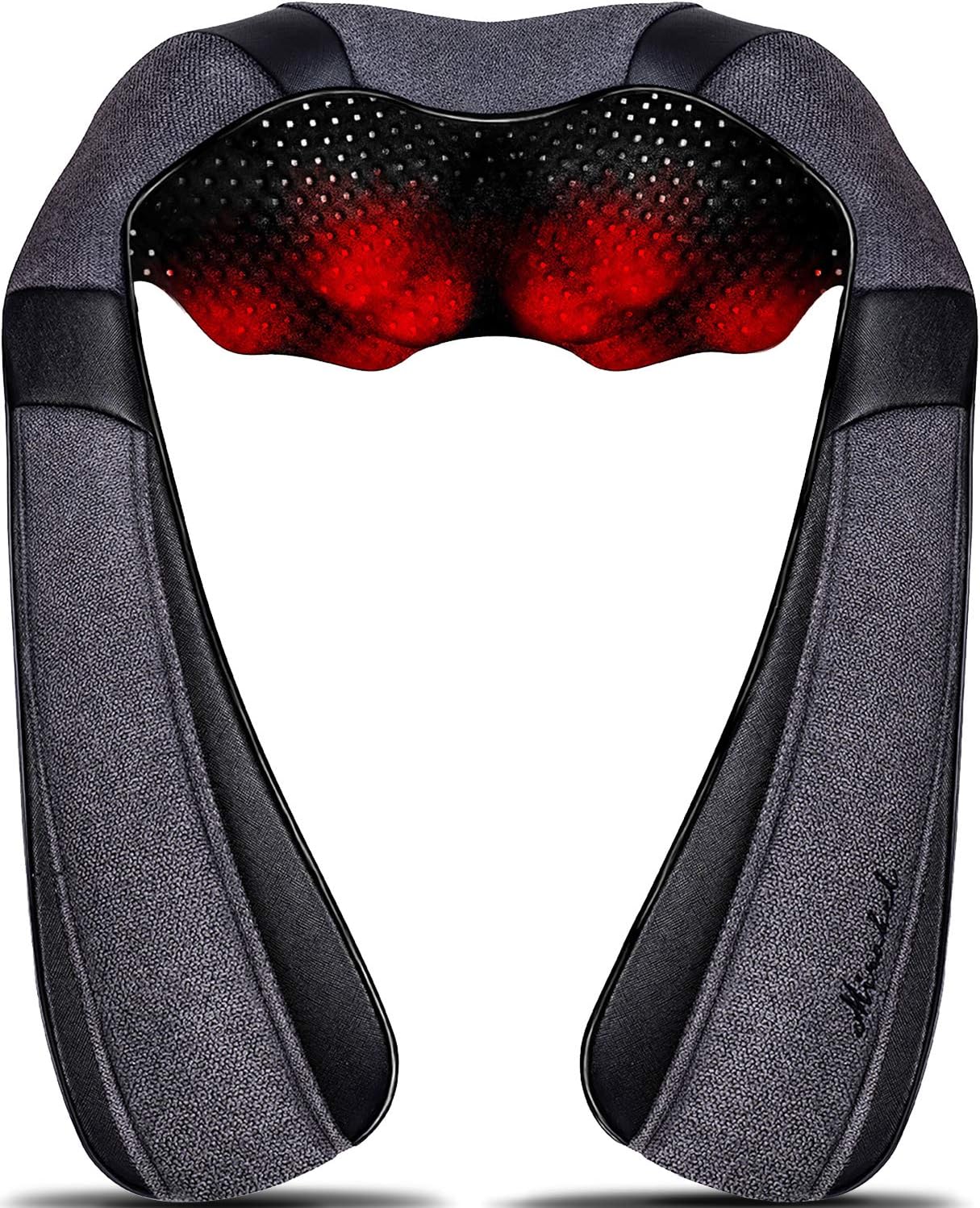 Masajeador eléctrico Shiatsu de espalda y cuello con calor.