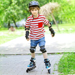 Patines en línea ajustables para niños y niñas con ruedas iluminadas. ECOO