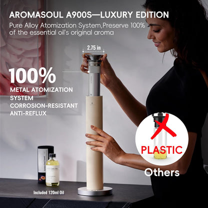 Difusor Aromas Inteligente Recargable Aceites 1500 ft²