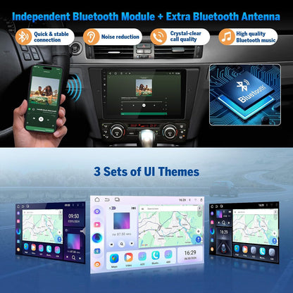 Estéreo Eonon  4+64GB BMW E90 9'' CarPlay Android Auto