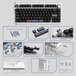 Teclado Mecánico Inalámbrico, Womier ERA75, con VIA/QMK (DETALLE)