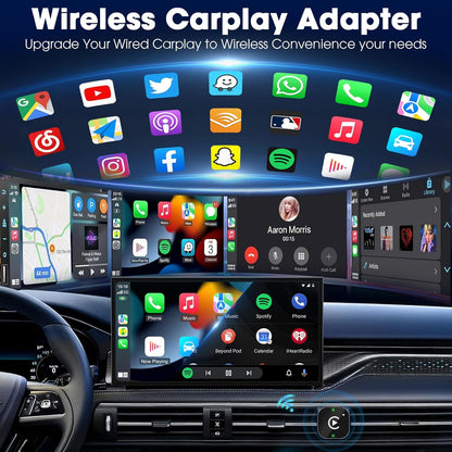 Adaptador inalámbrico Carplay y Android Auto 2025