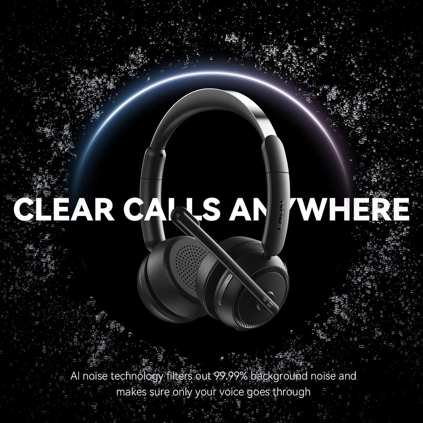 LEVN - Auriculares inalámbricos con micrófono.