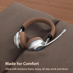 Auriculares inalámbricos con micrófono para el trabajo, (DETALLE)