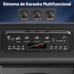 Karaoke PPMIC MS75-T Bluetooth 5.3 Con 3 Micrófonos RGB