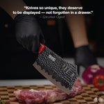 Cuchillo de carne japonés Jikko, Phoenix Edition, hoja de 7.3".