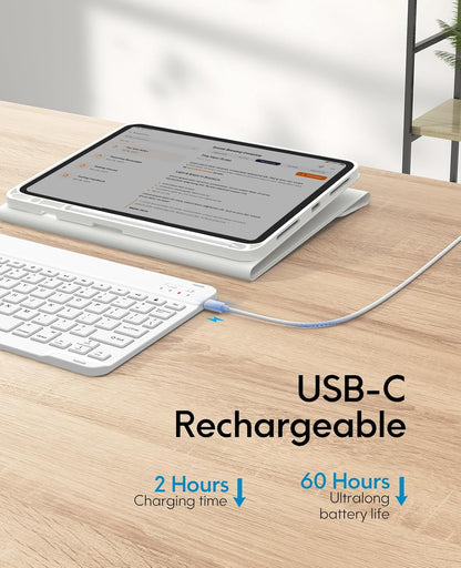 Teclado iPad PRO CHESONA Bluetooth Funda Desmontable 11" M4 2024