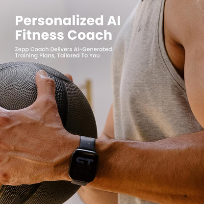 Smartwatch Amazfit Active, Pantalla AMOLED, Entrenador Inteligente IA
