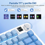 Rii RK805 Teclado Mecánico RGB TFT Bluetooth 2.4G