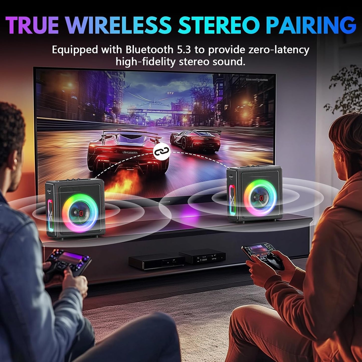 Máquina de karaoke, altavoz portátil Bluetooth 5.3.