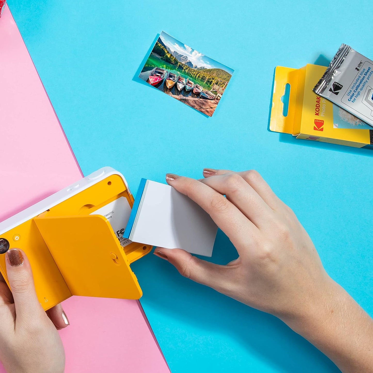 Kodak Zink Papel Fotografico 2 x 3 Pulgadas (20 Hojas), Empaque variable.