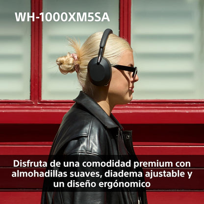 Auriculares Sony WH-1000XM5SA, Sensor táctil, Alexa (USADOS).