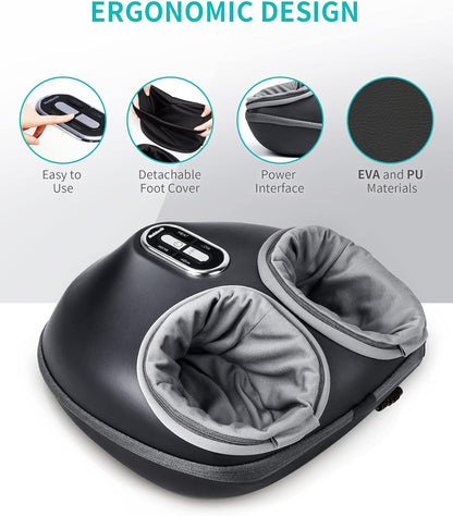 Masajeadora de pies con calor calmante, para masaje shiatsu, Nekteck