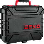 Juego de Herramientas DekoPro, con Taladro Inalámbrico 8V, 126 pcs.
