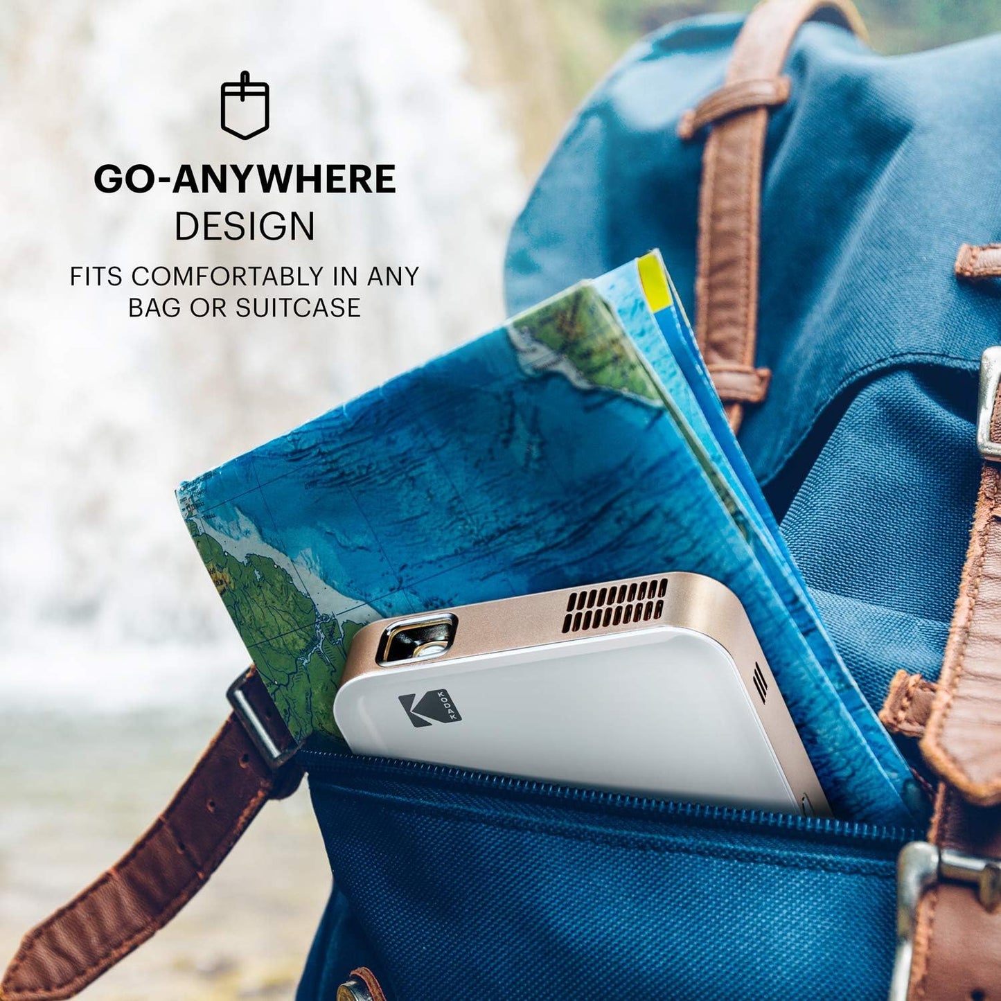 Proyector inteligente, KODAK, portátil, Luma 350, Ultra HD.