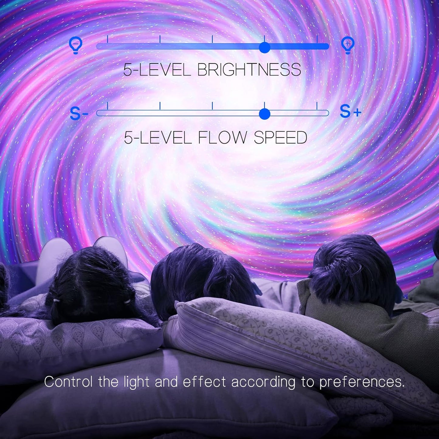 Proyector luces nocturnas Galaxia Aurora altavoz Bluetooth