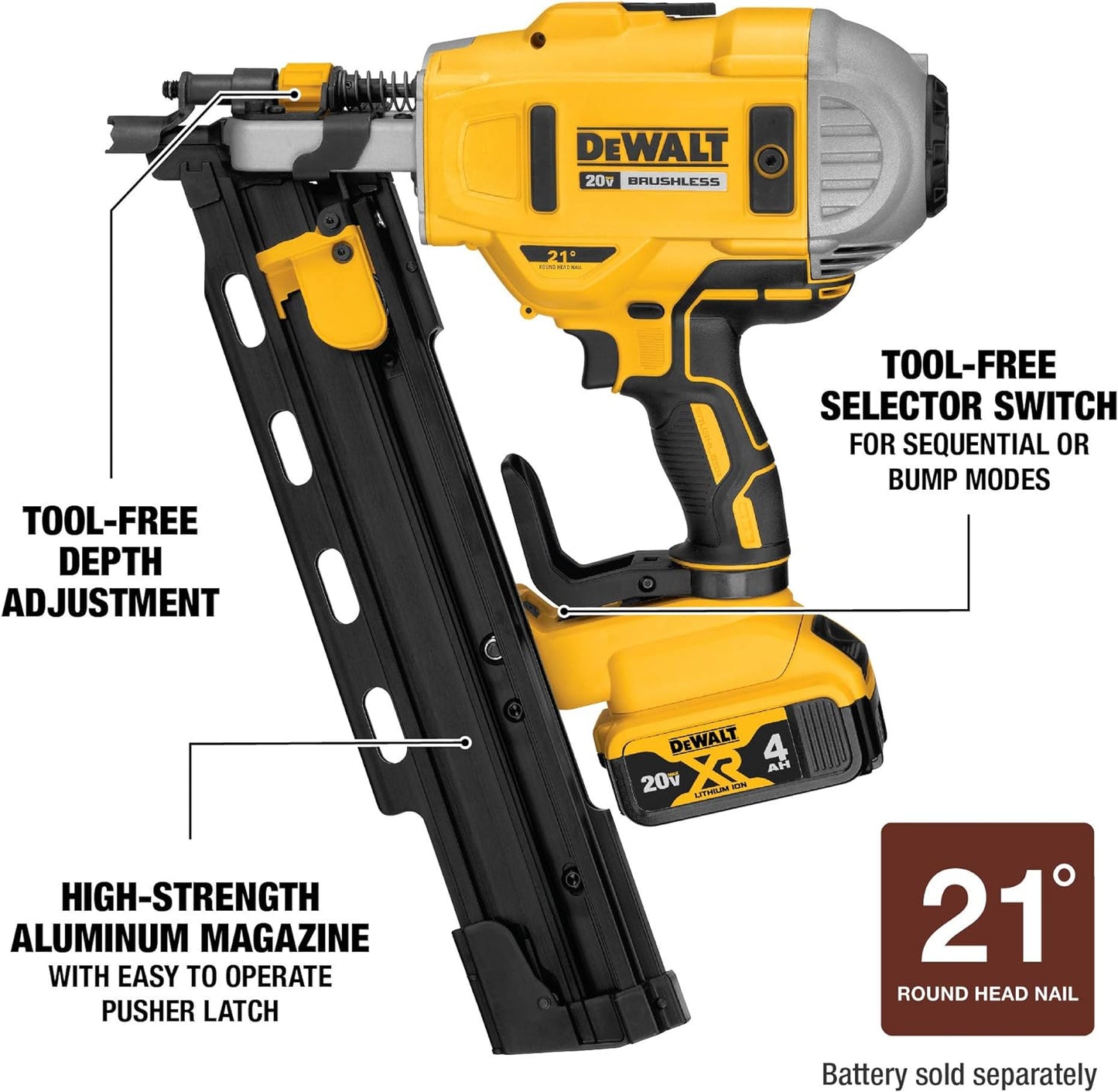 Dewalt  Clavadora De Encuadre De 20 V Max USADO