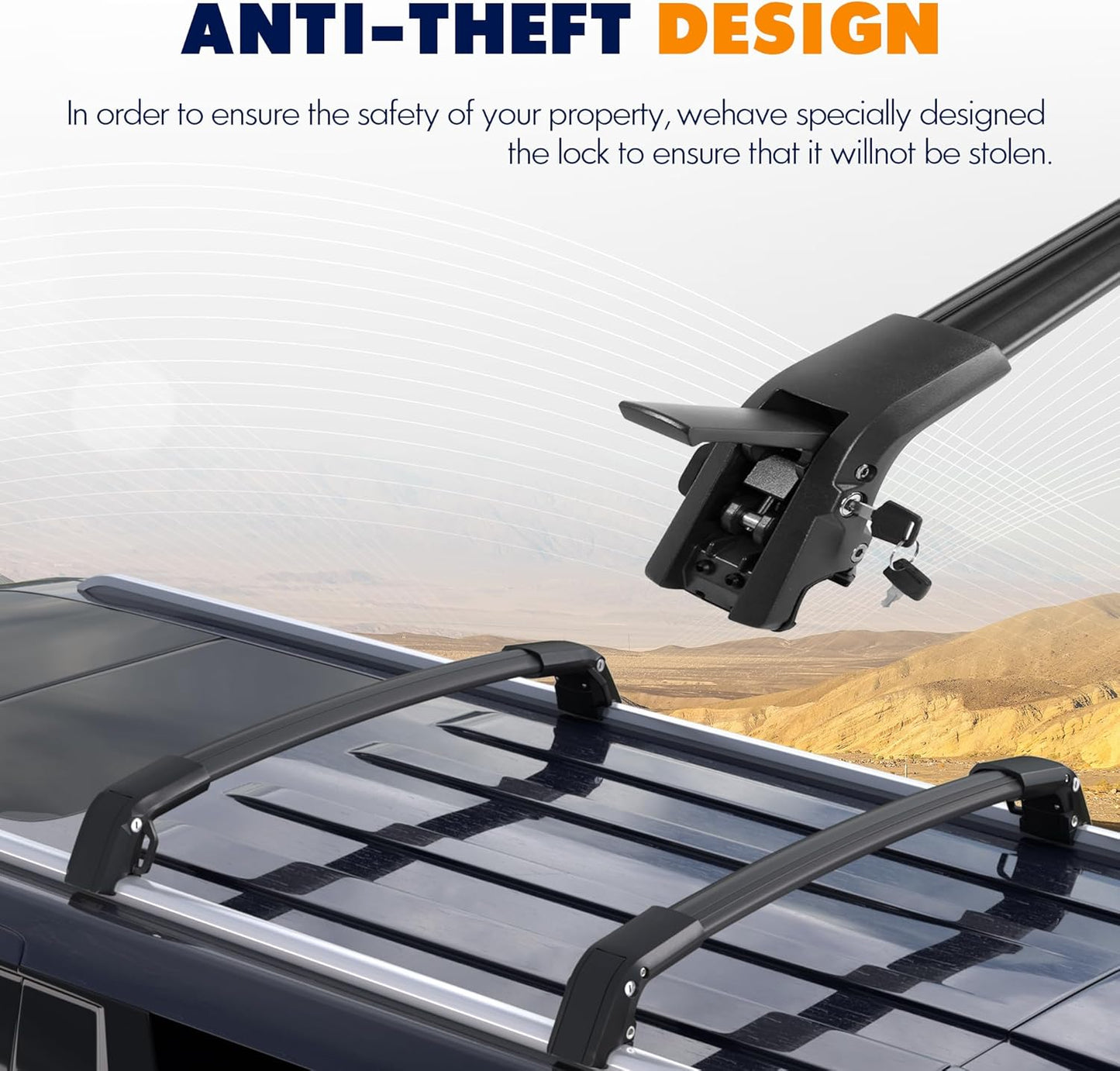 Barra Transversal de Techo Especial para SUV 2021