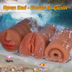 Juguete sexual masturbador masculino, 3pcs, tubos de bolsillo.
