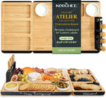 Tabla Charcuteria Keechee Con Pizarra Y Tenedores con DETALLE