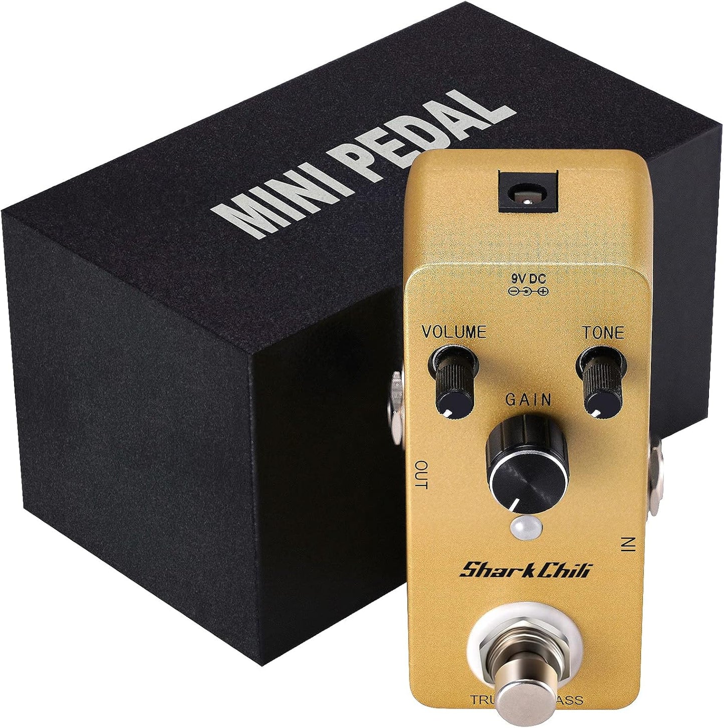 Fuzz Single Effect True Bypass para guitarra eléctrica, SharkChili.