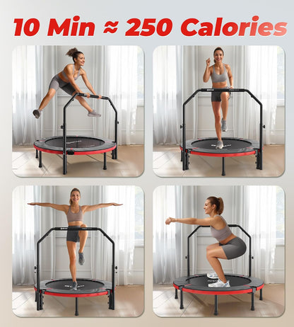 Trampolín Plegable BCAN 40'' Para Adultos Con Asa Ajustable