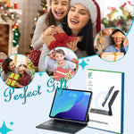 Funda con teclado JILBEALG comp iPad Air 13" M3 2025  M2 2024