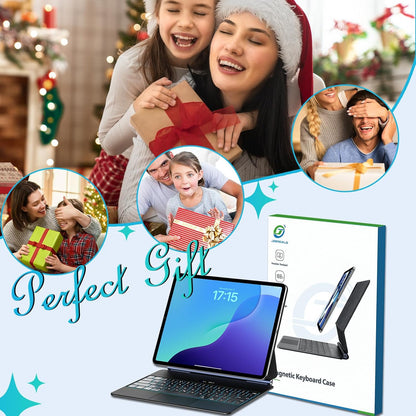 Funda con teclado JILBEALG comp iPad Air 13" M3 2025  M2 2024