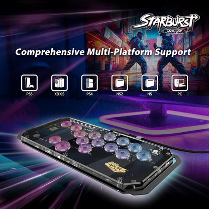 Mando arcade Brook Fighter Starburst Metal, para PS5, PS4, Xbox