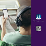 Philips Audio TAH9505 Auriculares Híbridos con Cancelación Activa de Ruido.
