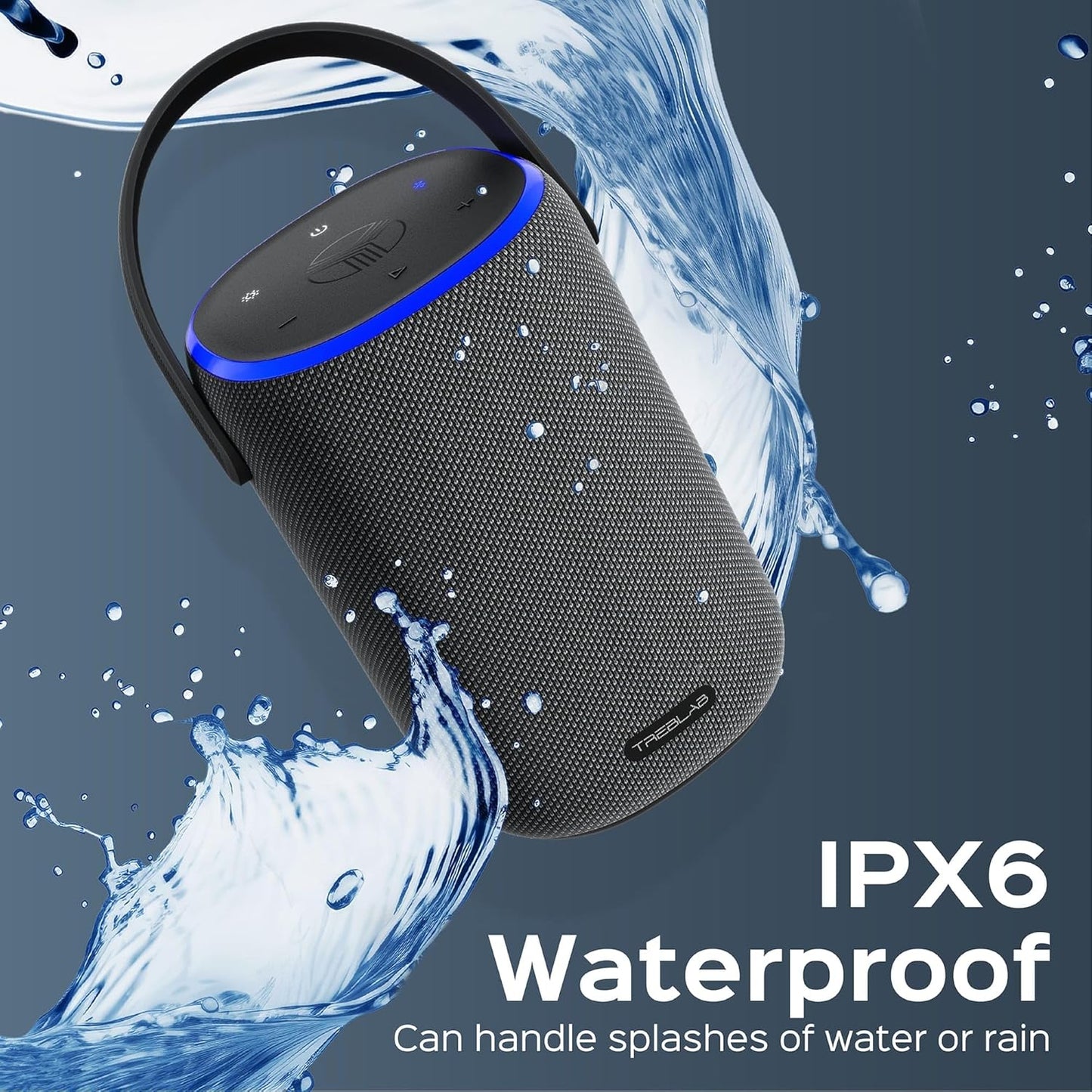 Altavoz HD-Energy Bluetooth inalámbrico, potente altavoz inalámbrico de 40 W con micrófono integrado,