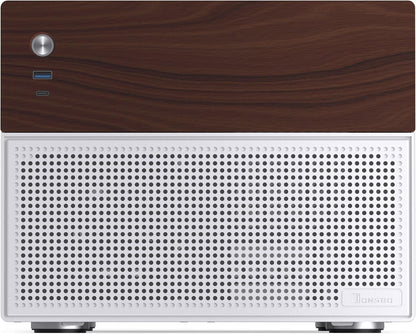 Jonsbo Funda N4 NAS Blanco y Madera Estuche PC.