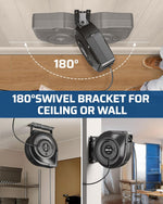 Carrete Retráctil Cable Extensión 60 Pies 12AWG. DEWENWILS