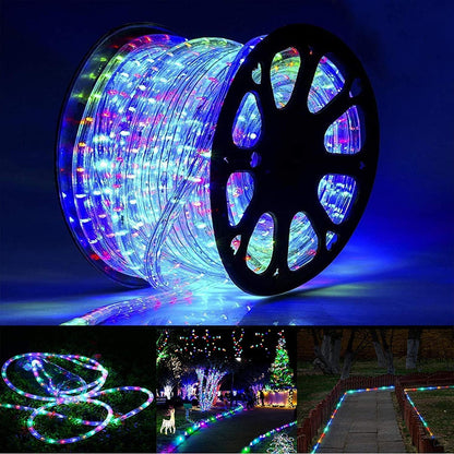Guirnalda de luces LED de 360 LED, interiores y exteriores, 15.2m aprox.