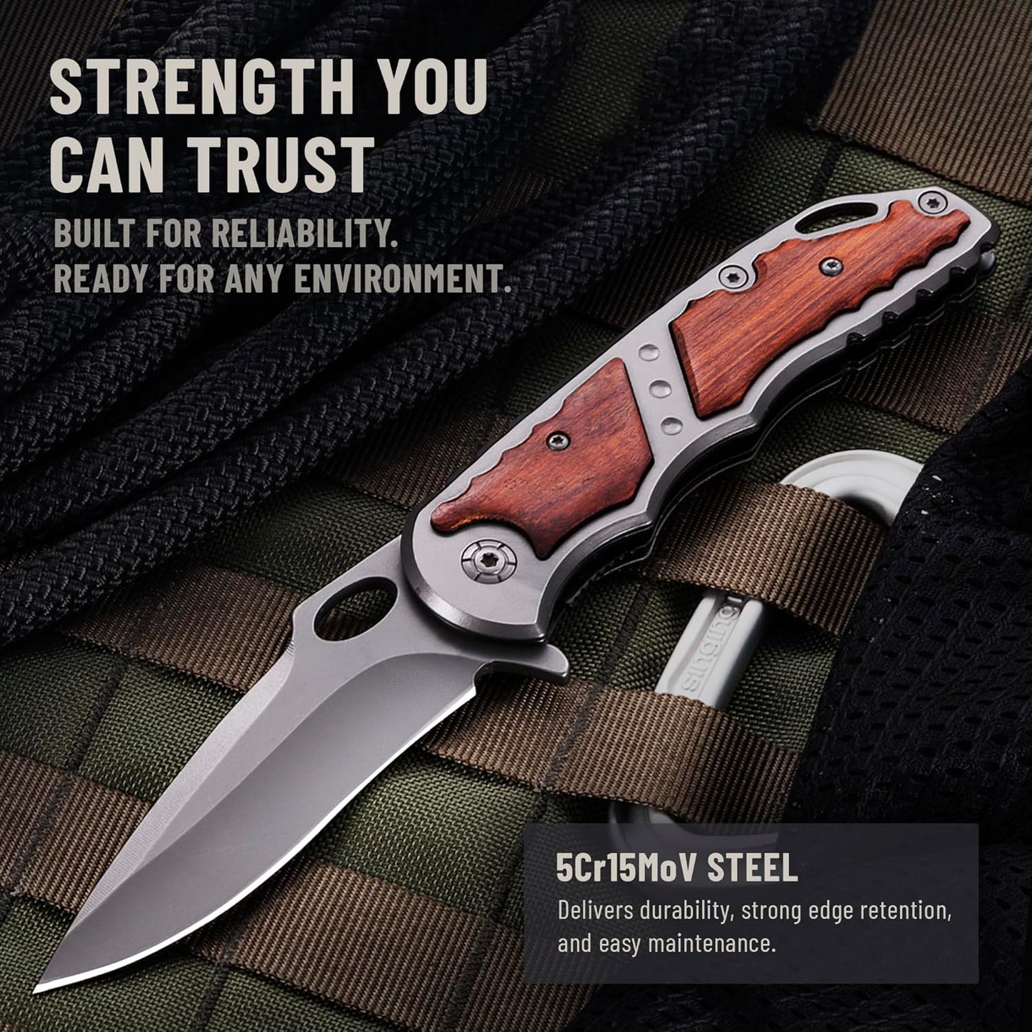 Navaja Grand Way de bolsillo hoja plegable afilada