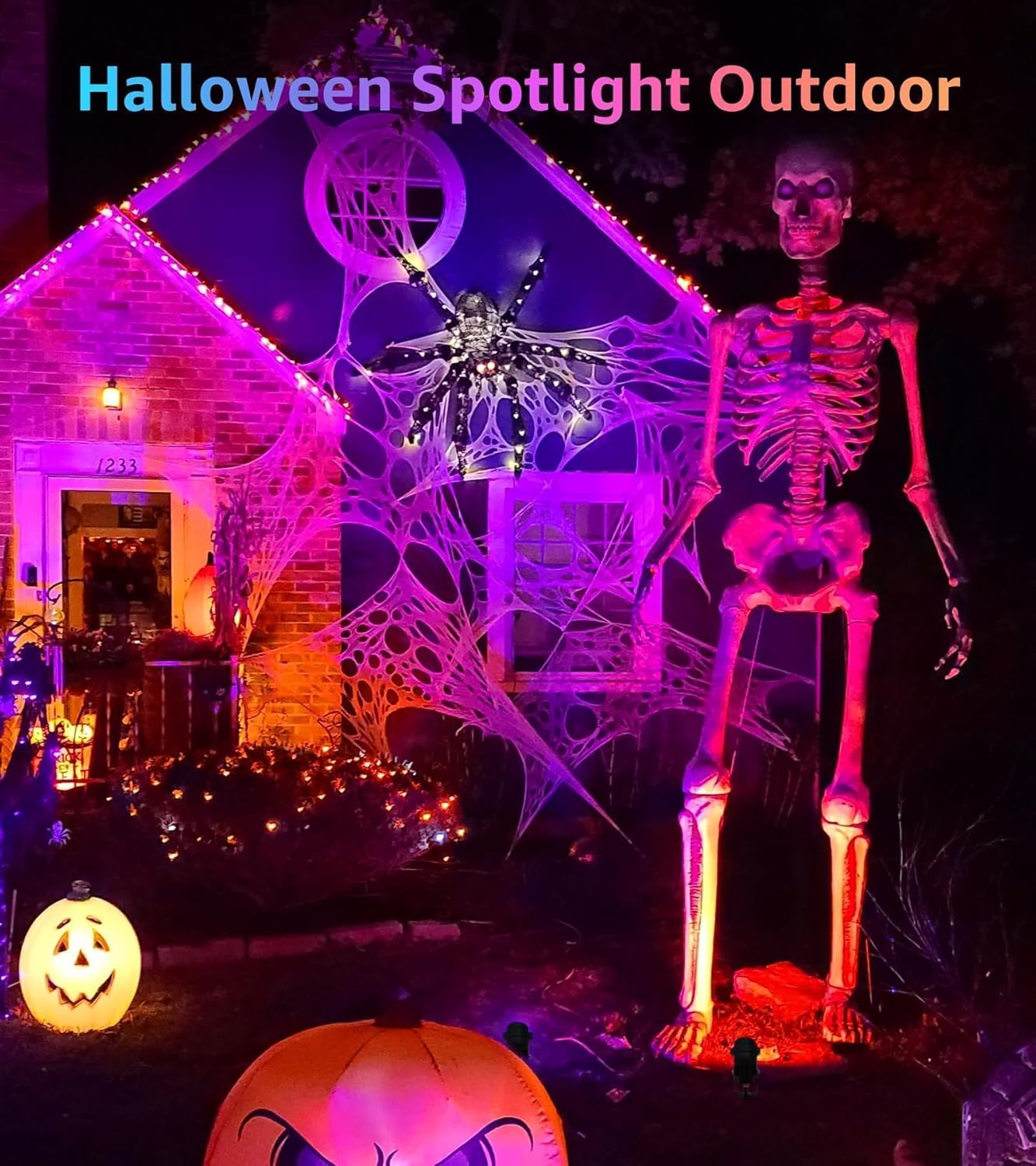 Luces de paisaje, impermeables, con control remoto, RGB, Sunvie.