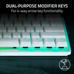Teclado Optico Analógico Del 60%  Blanco Razer Huntsman V3 Pro Mini