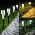 Paquete de 8 luces solares para exteriores, Domidar, para jardín.