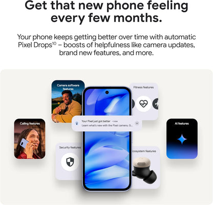 Smartphone, Google Pixel 9a, Porcelana 128gb, 5G 6.3".