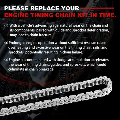 Kit de cadena de distribución del motor 5.6L, 2010-2023 TITAN