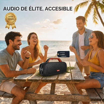 Altavoz DOSS Extreme Boom, Bluetooth con sonido potente de 60 W