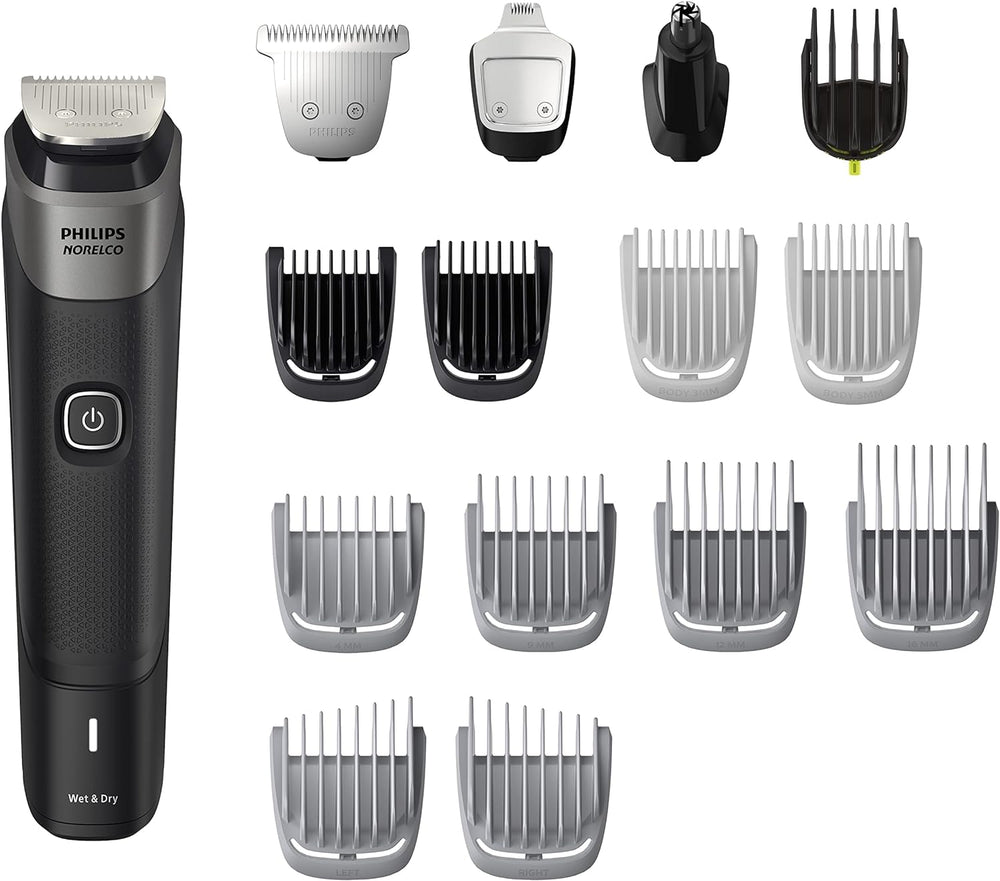 Recortadora de barba, cabello, cuerpo, Philips Norelco Multigroom 5000