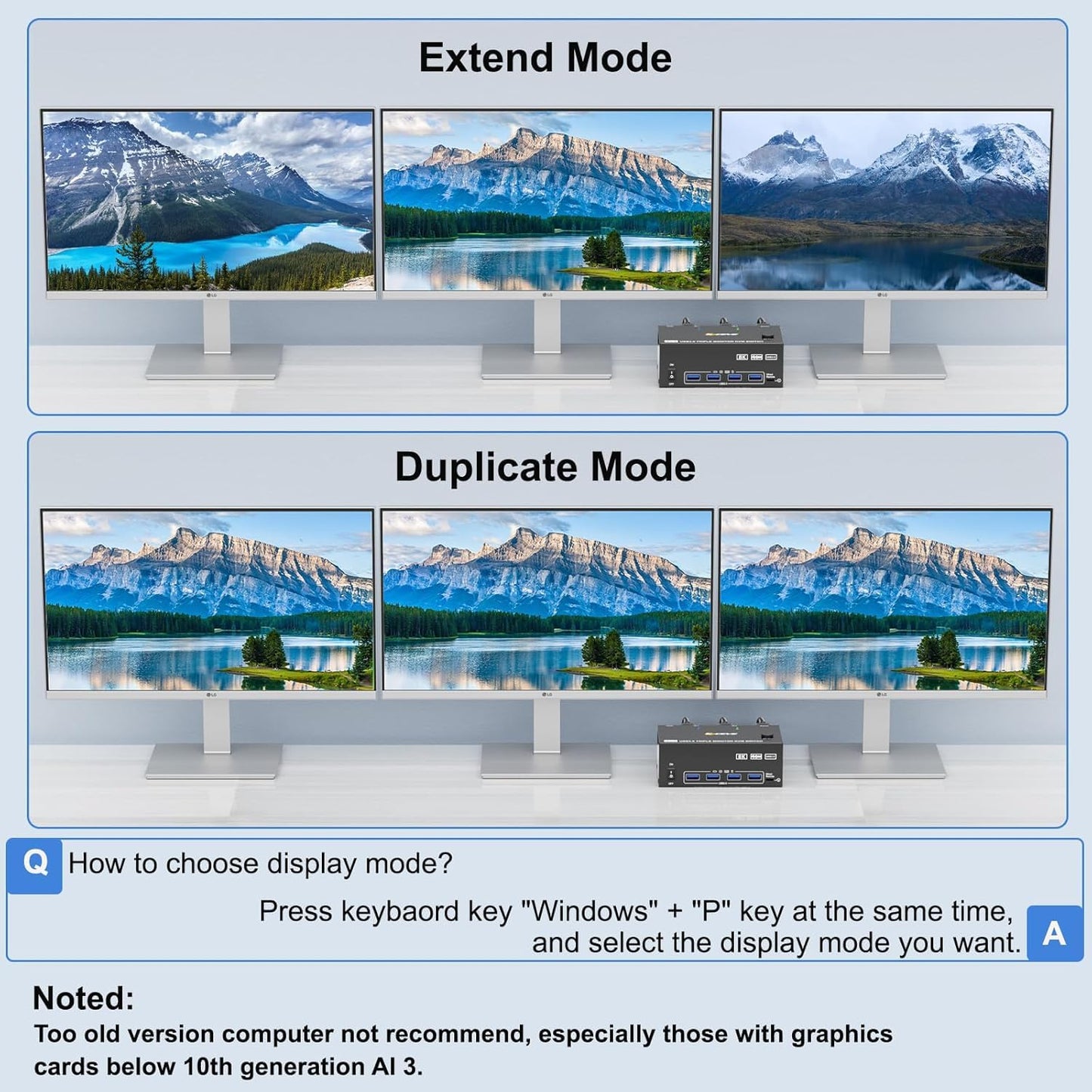 Conmutador KVM HDMI Displayport 8K@60Hz/4K@144Hz