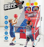 Juego De Baloncesto Arcade, Aro Doble, Infantil, Con Pelotas.