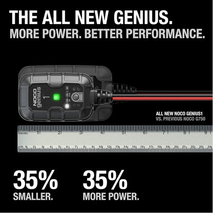 Cargador de batería NOCO Genius1, para baterías de Plomo y Litio